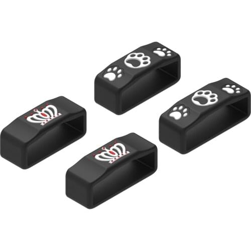 20mm 22mm Silicone Safe Ring Keeper Buckle Loop Holder for Samsung Garmin Amazfit Huawei Fossil Suunto Ticwatch Watch Band Strap