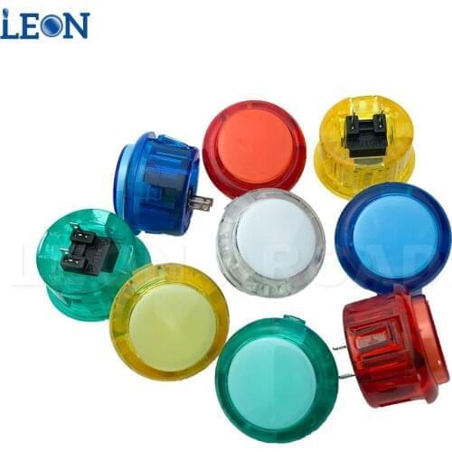 20 Pcs Snap In Push Button Arcade Diy Kit For Arcade Game Copy Sanwa Arcade Buttons Personalized Sanwa Button 30mm 24mm No Led