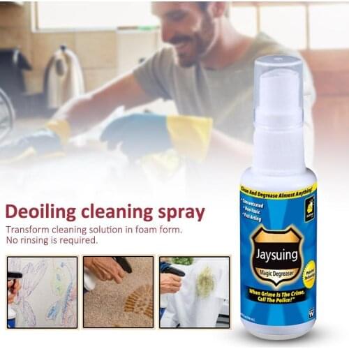 30ml Grease Cleaning Rust Remover Multi-Purpose Foam Kitchen Household Bubble Wash Cleaning Spray Tool Kitchen Cleaner U7U5