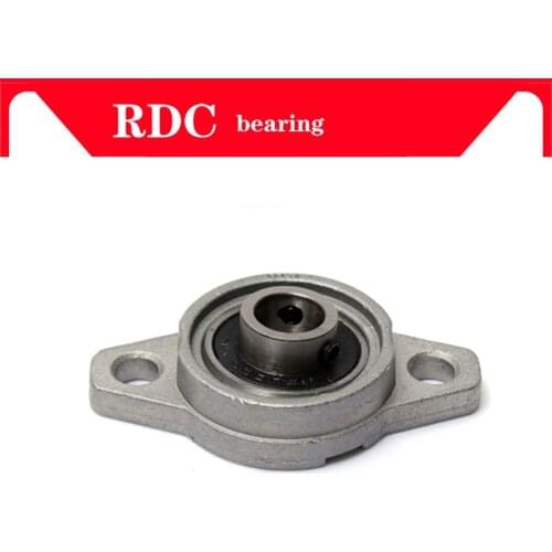 Free Shipping 4PCS KFL001 Zinc Alloy 12mm High quality Pillow Block Bearing FL001 Flange Block Bearing