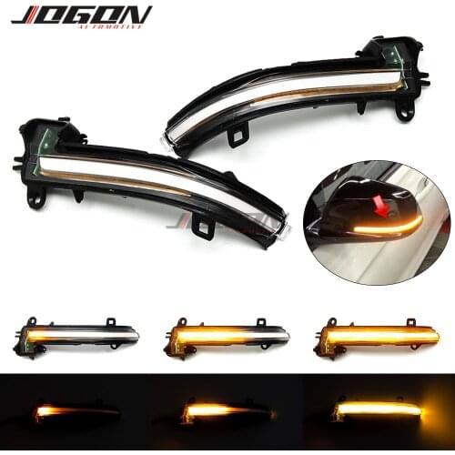 White For BMW 1 2 3 4 Series X1 F20 F21 F22 F23 F30 F31 F34 F32 E84 i3 Car Rearview Dynamic Turn Signal Indicator Blinker Light