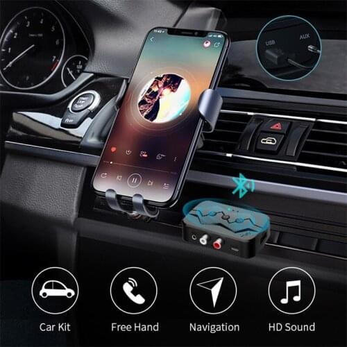Bluetooth 5.0 Receiver Transmitter 3.5mm AUX Jack RCA Music Wireless Audio Adapter Handsfree Call Mic NFC Car Kit Accessories