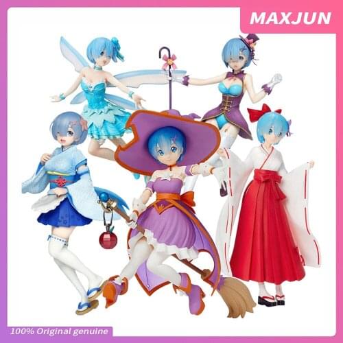 Anime Re Life in a different world from zero Anime Figures Rem maid and kimono Wa style Action Figure PVC Model Toys Re Zero