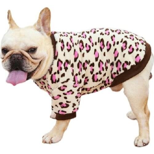 French Bulldog Clothes Winter Pug Dog Clothing Hoodies Poodle Bichon Schnauzer Dog Coat Outfit Garment Dropship Pet Costume