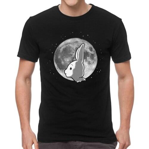 Moon Beastars T Shirt Mens Cotton Printed T-shirts Streetwear Tshirt Short Sleeve Furry Manga Anime Rabbit Louis Tees Tops