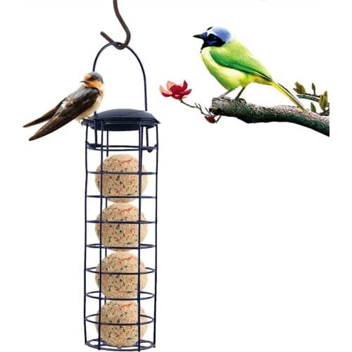 Bird Feeder Dumpling Grease Ball Outdoor Tree Hanging Bird Feeder Food Dispenser For For The Year-round Feeding Small Wild Birds