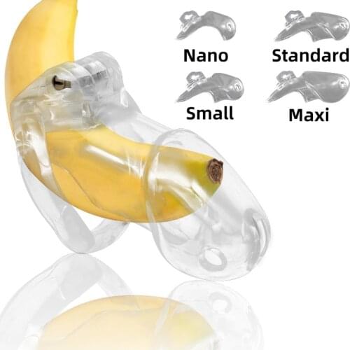 Male -Penis Chastity Holy Device/Belt Lock Cock Cage sex game for couple
