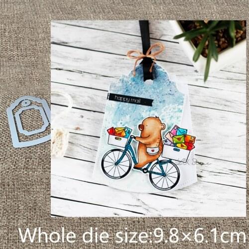 New Design Craft Metal stencil mold Cutting Dies tag label decoration scrapbook die cuts Album Paper Card Craft Embossing