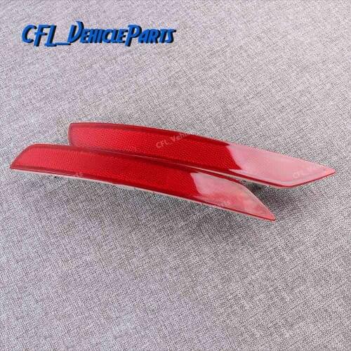 Pair Red Rear Left+Right Bumper Trim Reflector 84281SC010 84281SC000 For Subaru Forester 2009 2010 2011 2012 2013 2014-2016 2017