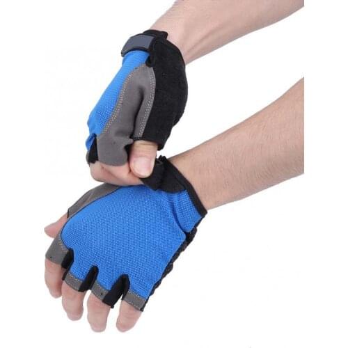 Half Finger Gloves Outdoor Sports Anti-Slip Half Finger Gloves Outdoor Riding Cycling Climbing Exercise Training Fitness Gloves