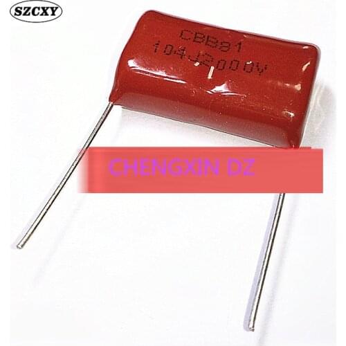High voltage film capacitor CBB81 2000V 104J 0.1UF 104 2KV Feet from 25 mm