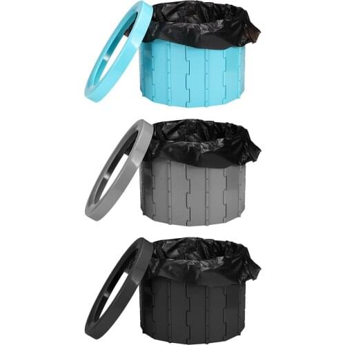 Portable Travel Folding Toilet Urinal Mobile Seat For Camping Hiking Long Trip Convenient Car Potty Toilet Vehicular Urinal