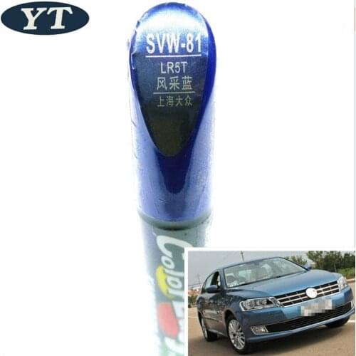 Car scratch repair pen, auto painting pen BLUE color for volkswagen polo golf 6,7 touran passat tiguan CC ,car painting pen