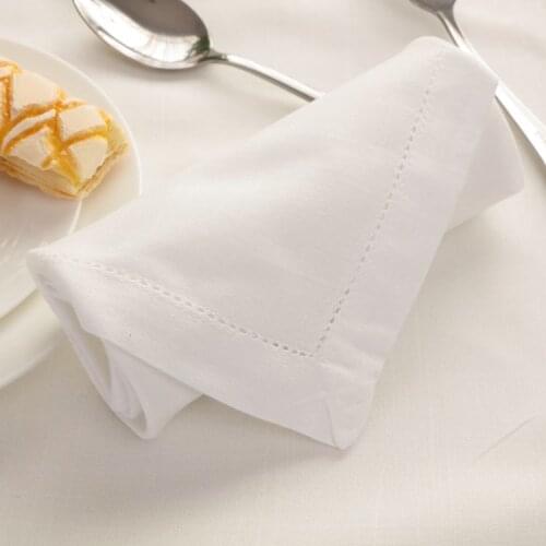Cotton Napkin Restaurant Place Mat Fabric Wiping Special Cloth Room Decor
