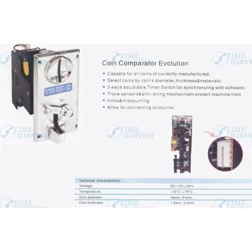 Comparator evolution CPU comparable Coin selector/Coin acceptor for arcade game machine/game machine accessory/arcade machine