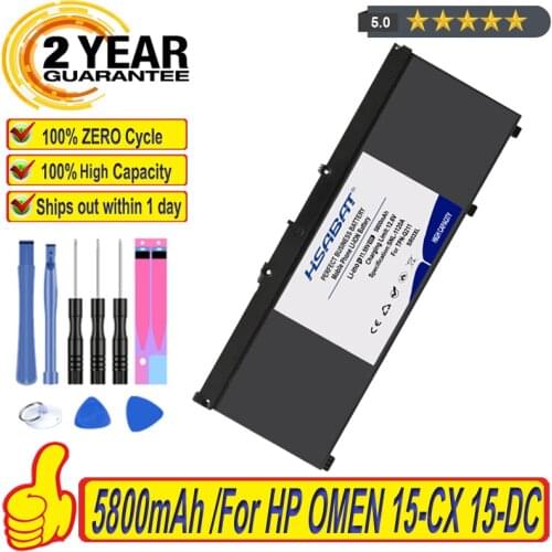 Top Brand 100% New SR03XL L08934-2B1 L08855-855 Battery for HP OMEN 15-CE,17-CB0052TX Pavilion Gaming 15-CX0096TX,CX0006NT