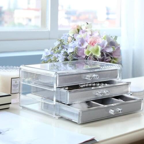 Rawer Velvet Jewelry Storage Tray Ring Bracelet Gift Box Jewellery Organizer Earring Holder Jewelry Display Case