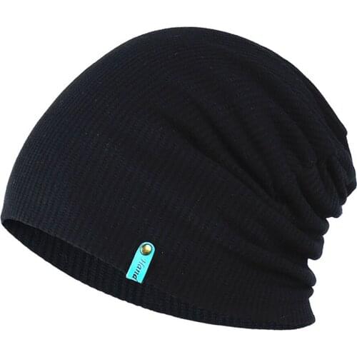 New Autumn Winter Beanie Men Women Knitting Hat Acrylic Male Knitted Caps Outdoor Sports Ski Cap Female Bonnet