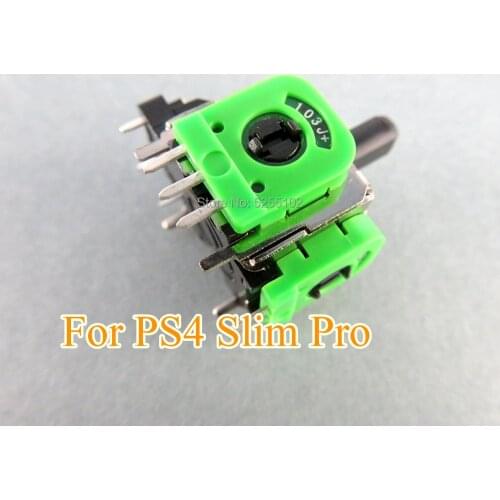 5pcs Green Right/Left Joystick 3D Analog Stick Sensor for Playstation Dualshock 4 PS4 Pro Controller Repair Part