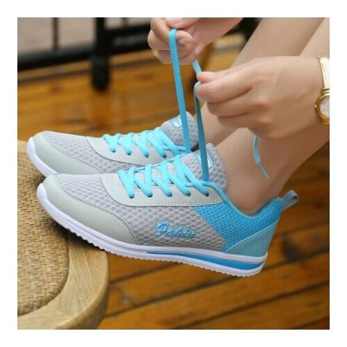 Women shoes casual Shoes woman 2020 New arrival Breathable Mesh breathable lace up outdoor shoes For women tenis feminino