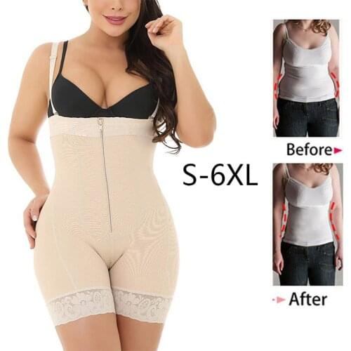 Lover-Beauty Women Waist Trainer Butt Lifter Shapewear Full Body Shaper Underbust Bodysuit Slimming Underwear Seamless