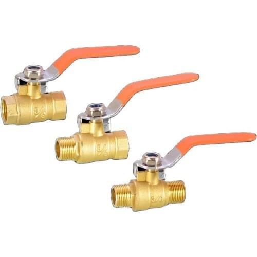 1/2 3/8 1/2 3/4 Inch Ball Valve Switch Thickened Copper Inner and Outer Wire Ball Valve Long Handle Valve
