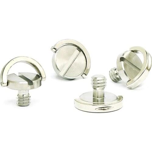 2-5Pcs 1/4 Inch D-Ring Camera Quick Release Screw Tripod Screw Adapter Connecter DSLR Camera Rig Accessories Tool Parts