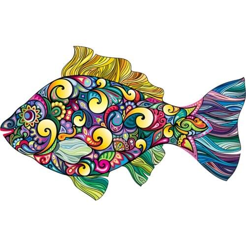 Wooden Puzzle Unique Shape Pieces 3D Animal Puzzle Gift for Adults and Kids