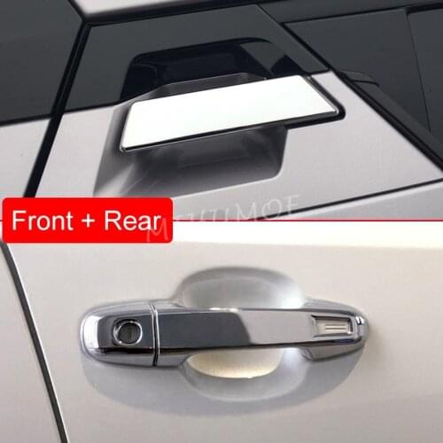 Chrome Door Handle Cover For Toyota C-HR CHR 2017 2018 2019 2020 Front Rear Protector Strips Molding Accessory
