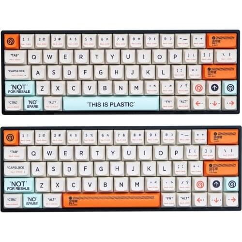 150 Key Plastic Theme Keycap XDA Profile Dye-Sub Personalized PBT Keycaps For Mechanical Keyboard GK61 64 84 96 Layout