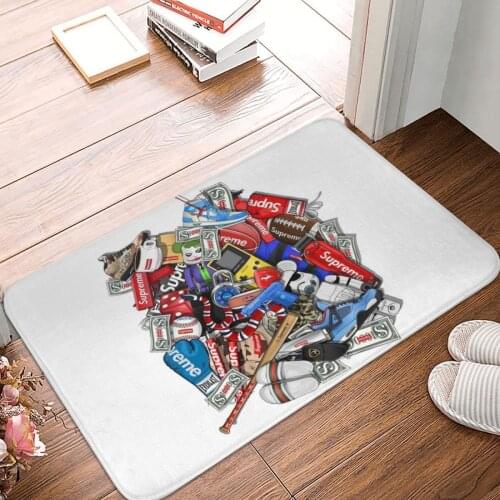 Hypebeast Bomb Doormat Carpet Mat Rug Polyester Anti-slip Floor Decor Bath Bathroom Kitchen Balcony 40*60