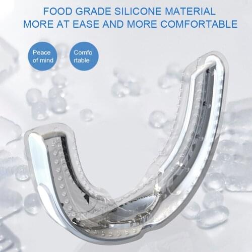 Health Care Tooth Socket Anti Snoring Mouthpiece Silicone Reusable Smooth Breathing Portable Home Aids For Sleep Mouth Guard