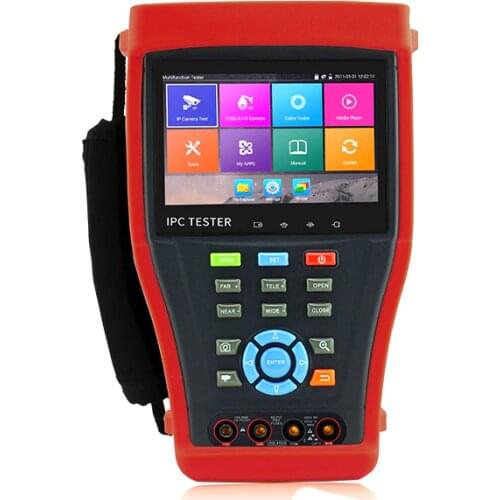 Smart security IPC-4300ADHplus+AHD/CVI/TVI Onvif 4.3 inch IPS touch screen H.265/H.264, 4K multi-function cctv tester