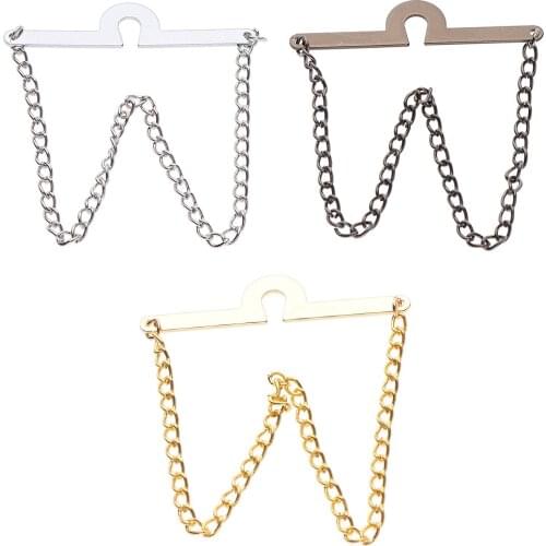Fashion Single Loop Tie Tack Chains Necktie Links For Men/ Jewelry