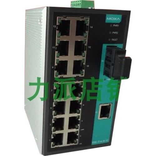 New Original Spot Photo For MOXA EDS-316-M-SC Unmanaged Industrial Ethernet Switch Multimode