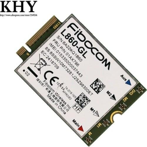 Original WWAN L860-GL ThinkPad T490, X1 Carbon 7th 8th Gen,X1 Yoga 4th 5th,T14 Gen1,P14s Gen1,T15,T14s X13, 01AX796 5W10V25790
