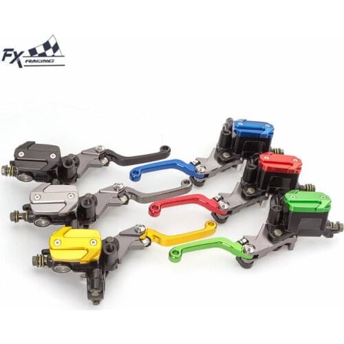 Motorcycle Dirt Bike Master Cylinder Reservoir Brake Clutch Lever 7/8" 22mm For Honda XR400 MOTARD 2005 - 2008 CBR250R CBR300R