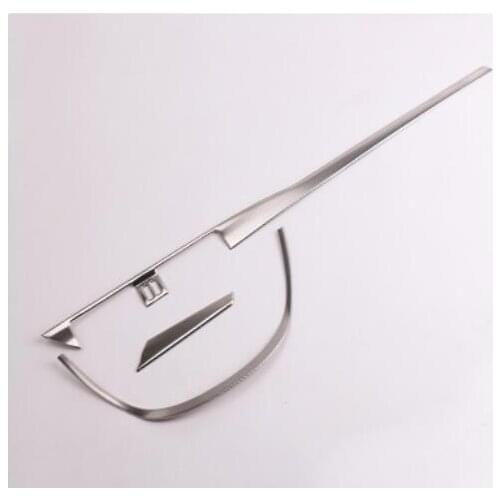 For Toyota Corolla 2014 2015 2016 2017 2018 ABS Chrome Car Instrument panel Dashboard center console trim 3pcs