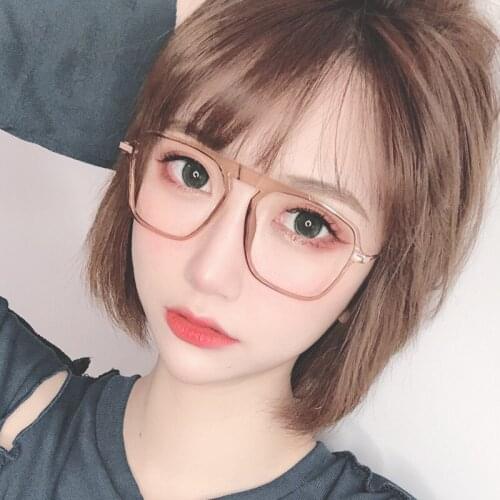 Popular Transparent Square Optical Tr90 Glasses Anti Blue Frames Eyewear JDA3102