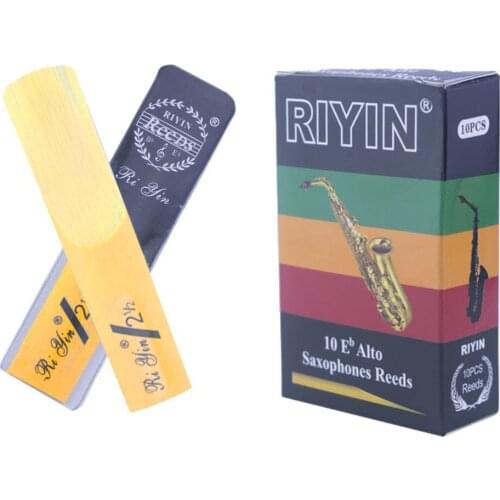 Portable 2.5 Sax Reeds Set Saxophone Reeds 10pcs Eb Reeds for Saxophone Woodwind Instrument accessories saxophone accessories