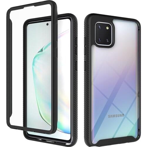 Transparent Anti-scratch Acrylic Case for Samsung Galaxy Note 10 Lite S20 FE S10 Plus M31 A31 A21S A51 5G Best Quality Cover