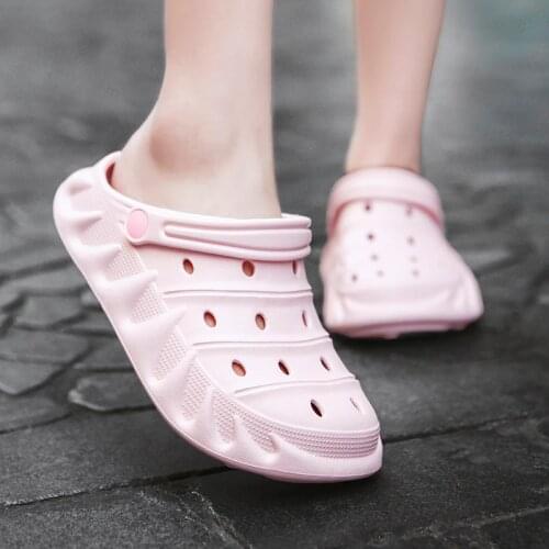 POLALI summer cool Slippers women Hollow Out Mesh shoes Women Breathable Anti-slip Flip Flops Ladies Casual Beach Zapatos Mujer