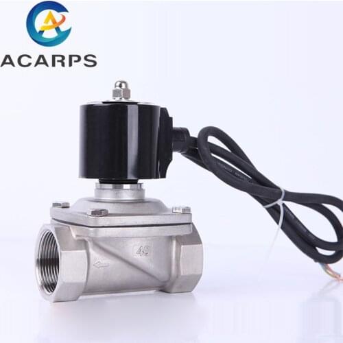 1-1/2" Stainless Steel Underwater Solenoid Valve Fountain Solenoid Valve Water Valve 220V 110V 24V 12V