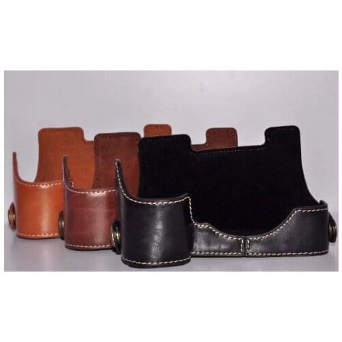 Tian beier Leather half body camera case set for SONY A9 A7RIII A7 three generations of the camera base