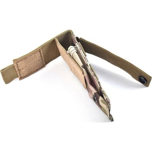 Military Molle Pouch Tactical Single Pistol Magazine Pouch Knife Flashlight Sheath Airsoft Hunting Ammo Camo Bags