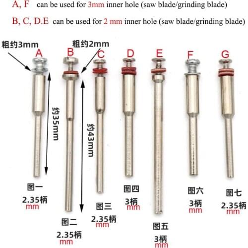 High Quality 500pcs/pack Mandrel Shank Wholesale Price Rotary Accessories Tools Polishing Wheel Mandrels Jewelry Tools
