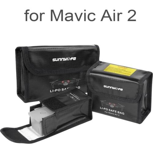 Explosion-proof Battery Safe Bag for DJI Mavic Air 2/ 2S Drone Battery Protective Storage Bag Accessories