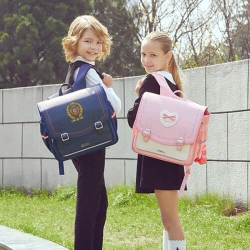 Grade 1-2-3 Childrens Backpack For Boys 6-8 Years Waterproof Kids Backpack For Girls New School Bag Child Horizontal Mochila