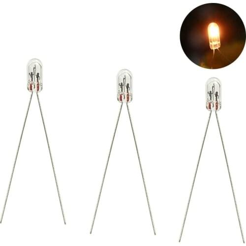 100PCS/LOT BULBS FOR GM GMC Chevy Honda Toyota Climate Radio Switch Button Bulbs 3mm 12v 40mA