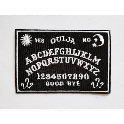 Ouija Board Planchette Ghost Horror iron on patch (Size is about 9*6cm)